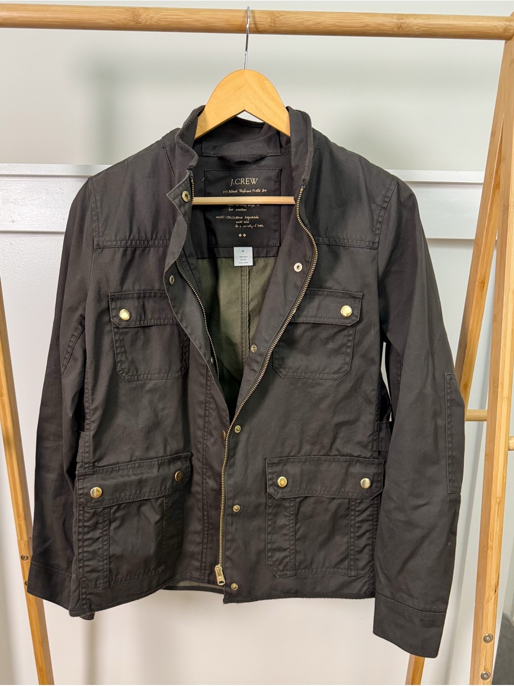 J.Crew Dark Olive Military Field Jacket